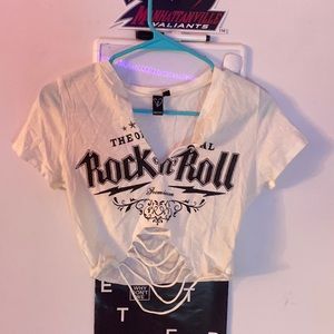 Windsor Rock and Roll cropped tshirt
